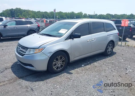 2011 Honda Odyssey Ex-L из США, поврежденный, VIN 5FNRL5H6XBB027750